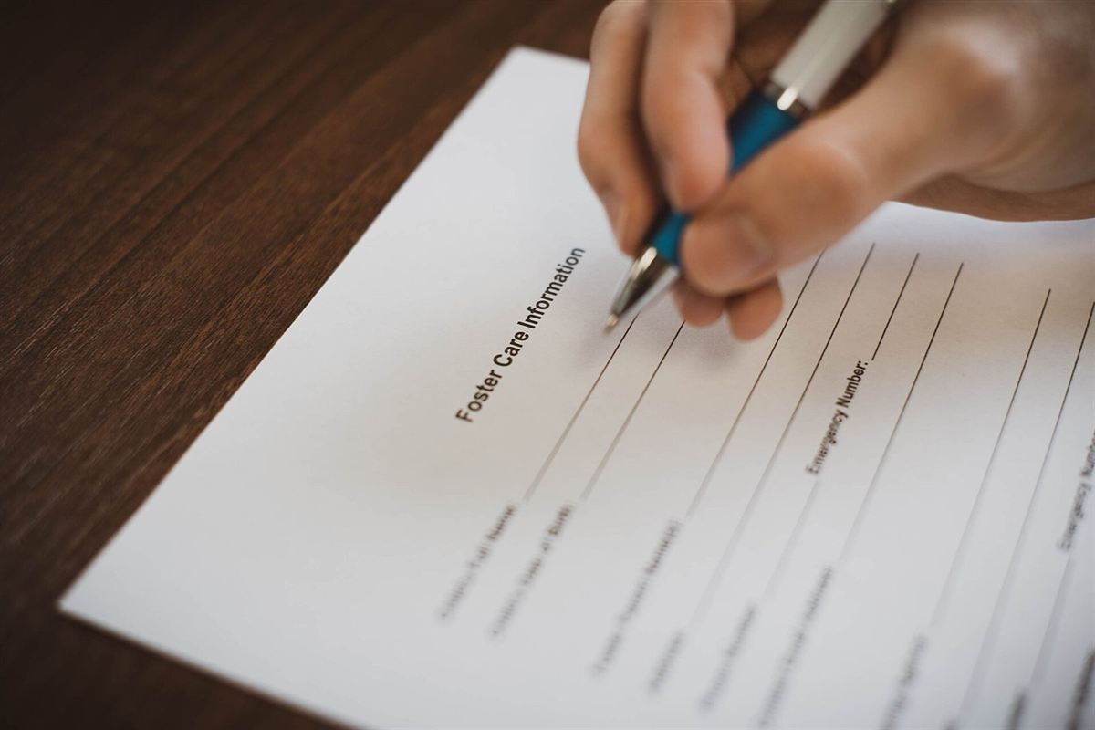 A stack of official documents