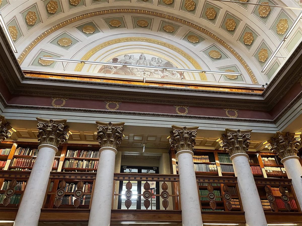 A law library reading room
